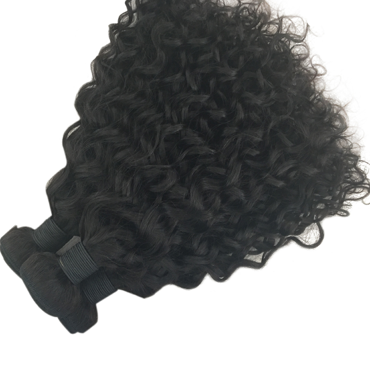Wholesale cuticle aligned hair deep curl raw unprocessed high quality human hair YL145 